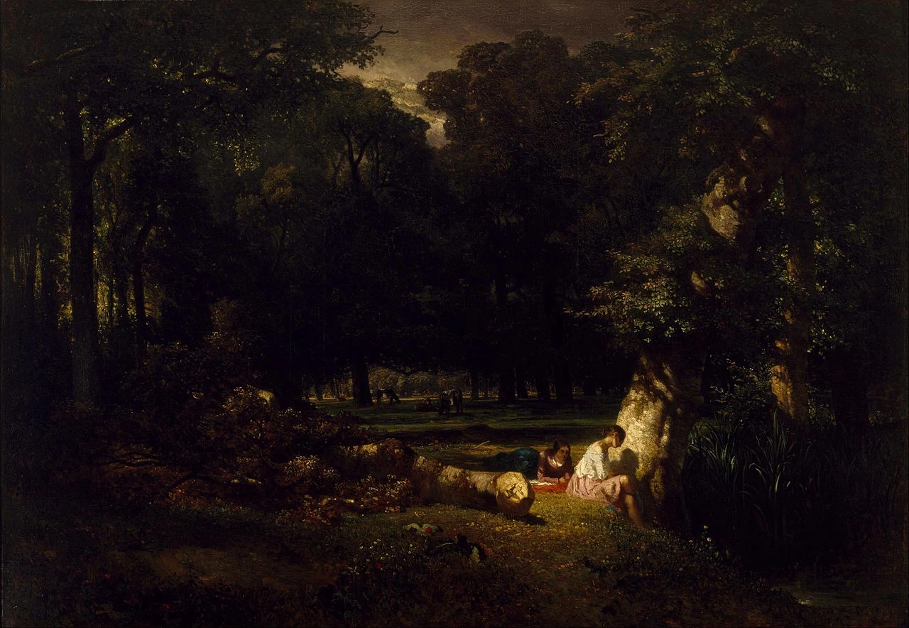 Le bagnanti. Radura nella foresta - Museum of Fine Arts, Houston